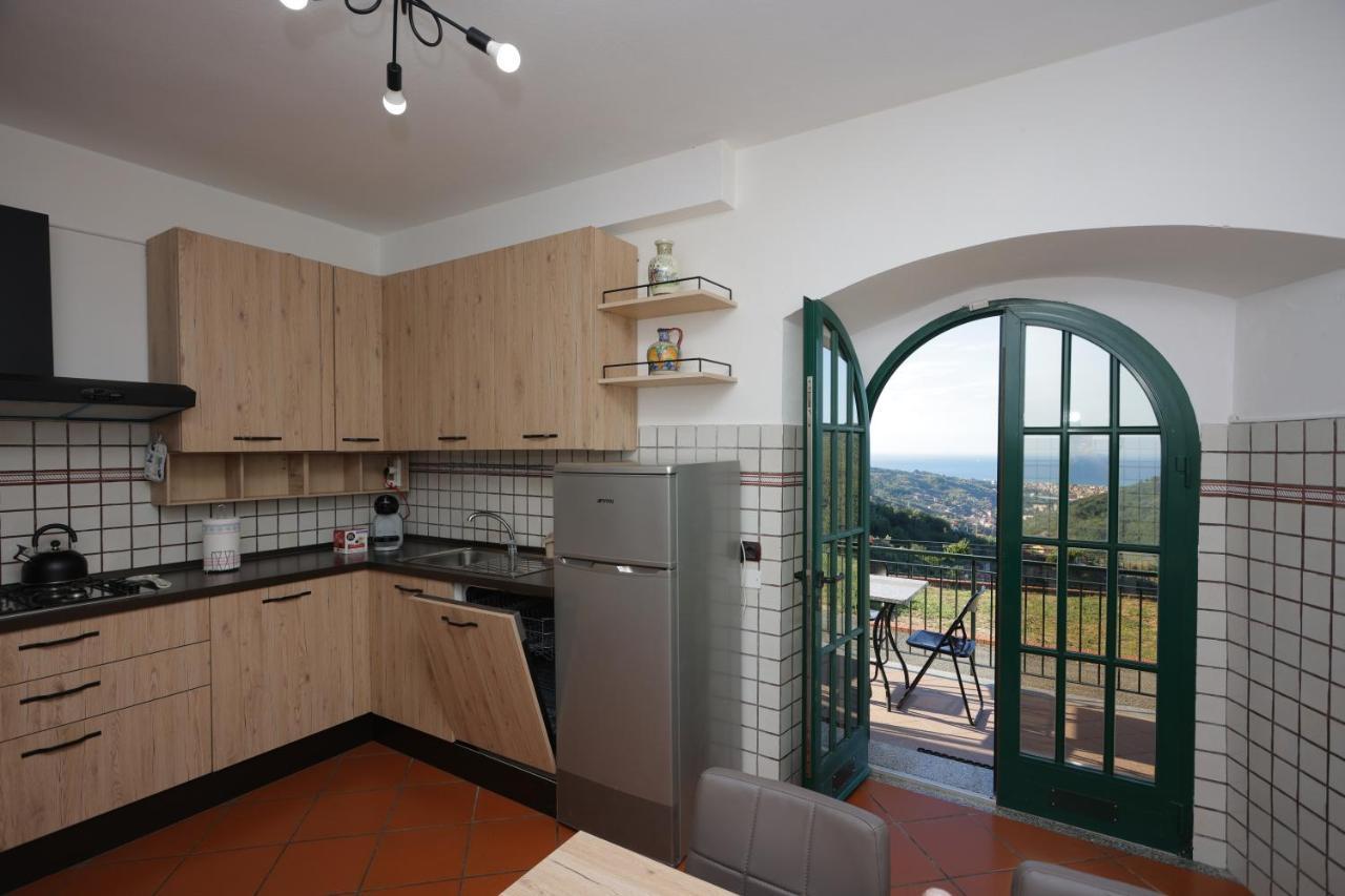 La Casa Col Portico Appartement Leivi Buitenkant foto